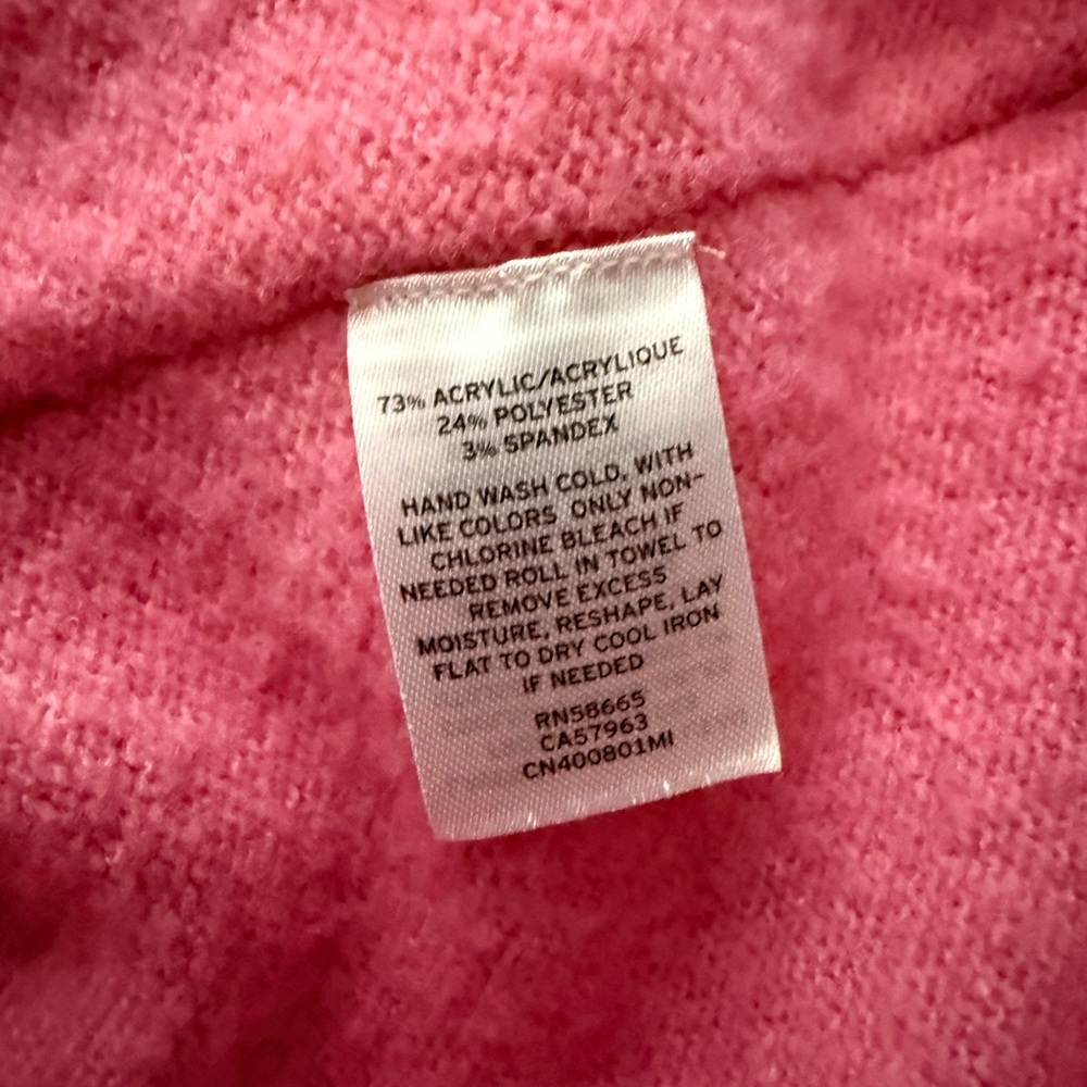 Caslon Pink Crew Neck Sweater - Picture 6 of 7